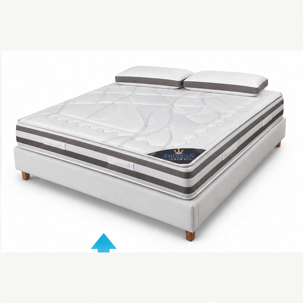 מזרן AMERICAN CROWN FUTURA 29 – מזרן אורטופדי עם קפיצי בונל