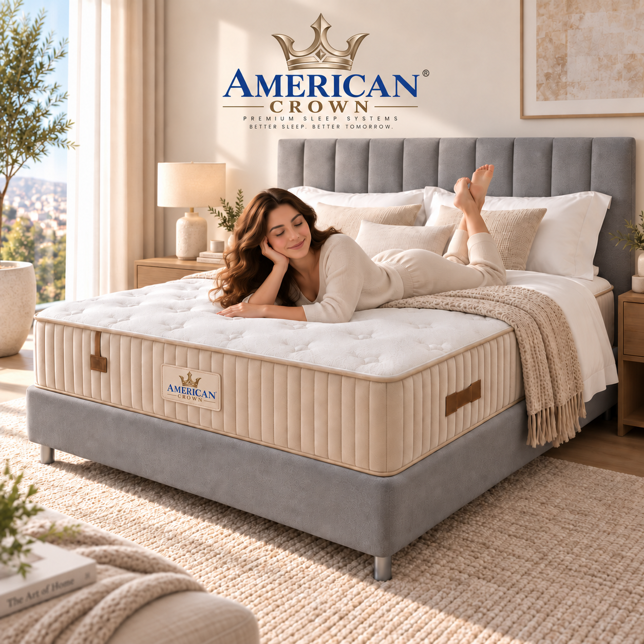 מזרן AMERICAN CROWN ULTRA 29 – ויסקו ללא קפיצים