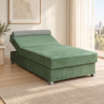 מיטה וחצי עם ארגז מצעים 120×190 ס״מ – AMERICAN CROWN H11
